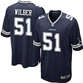 Nike Men & Women & Youth Cowboys #51 Wilber Navy Blue Team Color Game Jersey,baseball caps,new era cap wholesale,wholesale hats